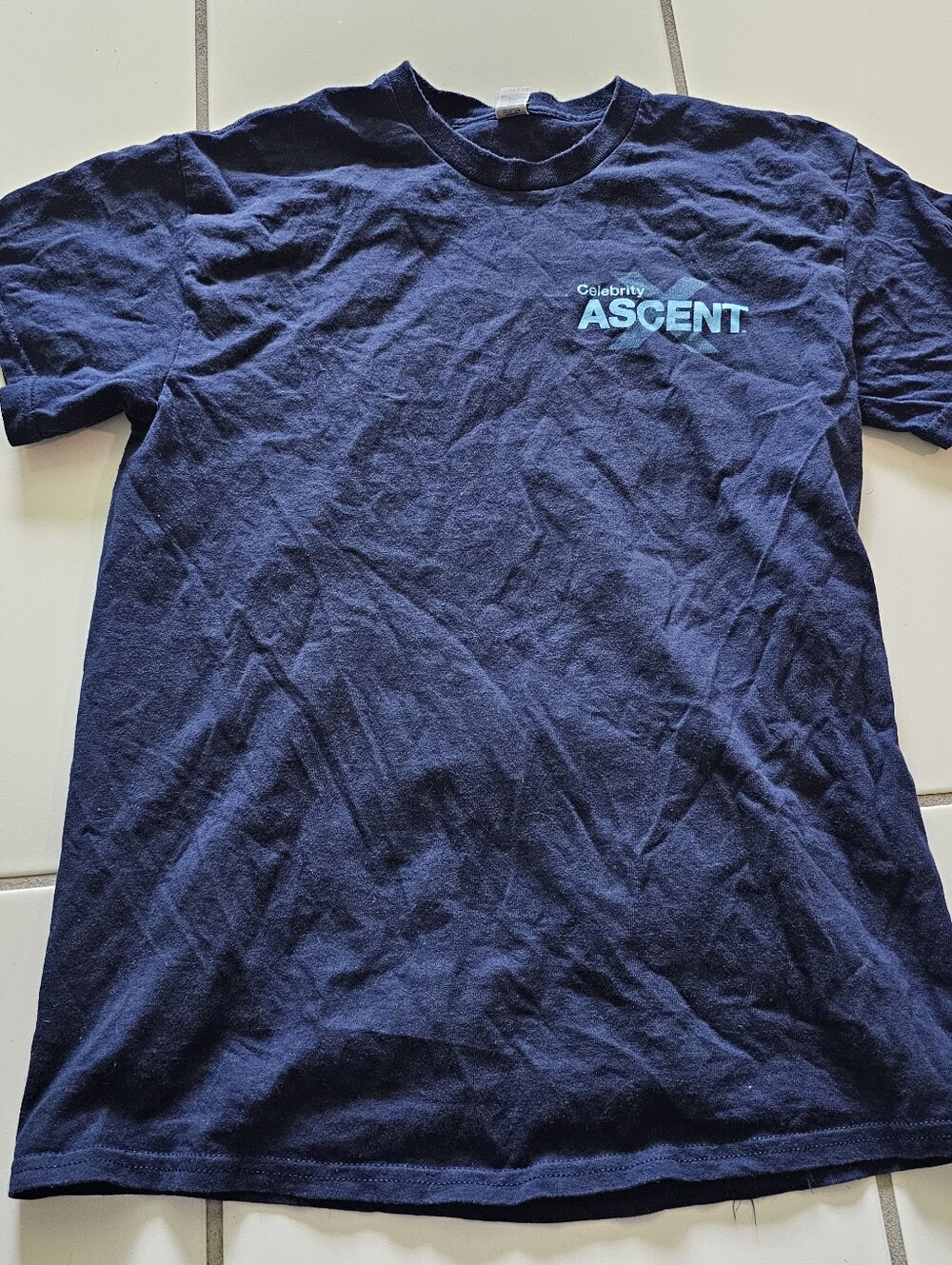 NEW Celebrity Cruises ASCENT tshirt, M unisex